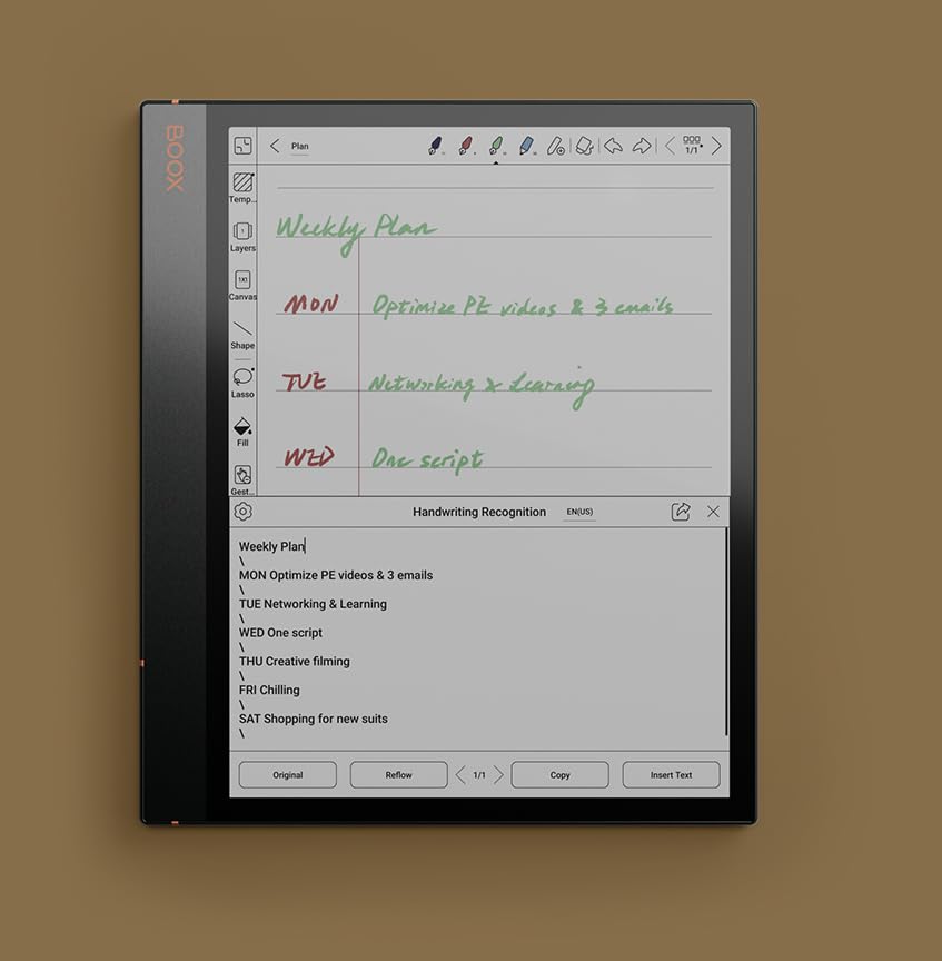 BOOX NoteAir3C 10.3インチカラー電子ペーパー リモコン付